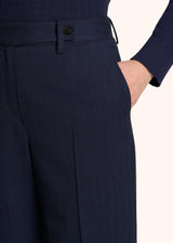 TWILL-HOSE AUS WOLLE