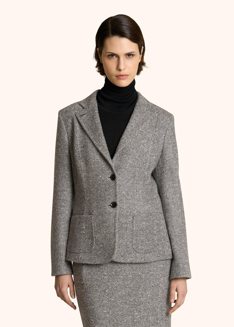 TWILL-BLAZER AUS KASCHMIR